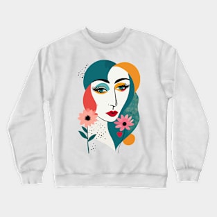 sad mom Crewneck Sweatshirt